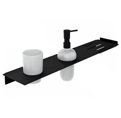 Dekor Banyo SS304 Black Etajer Mat Siyah SS304 002 04